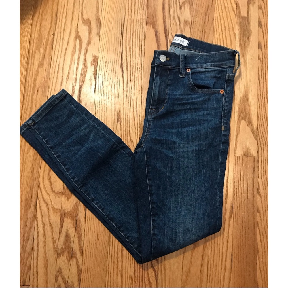 Madewell 9” High Rise Dayton Wash Skinny Jeans 26